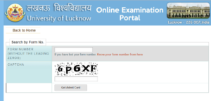 Lucknow University Admit Card 2021