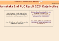 Karnataka 2nd PUC Board Exam Result 2024