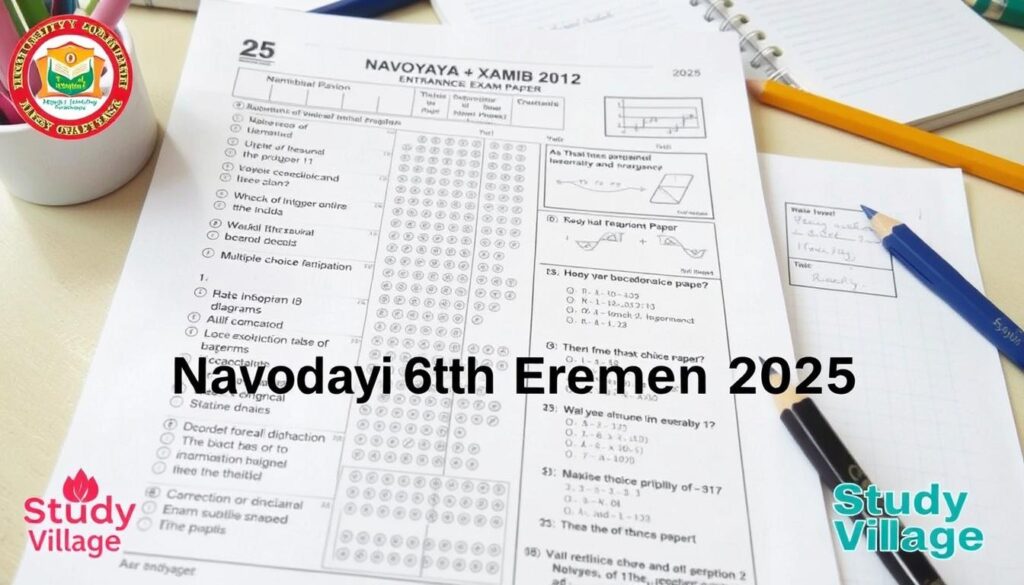 navodaya 6th exam paper 2025